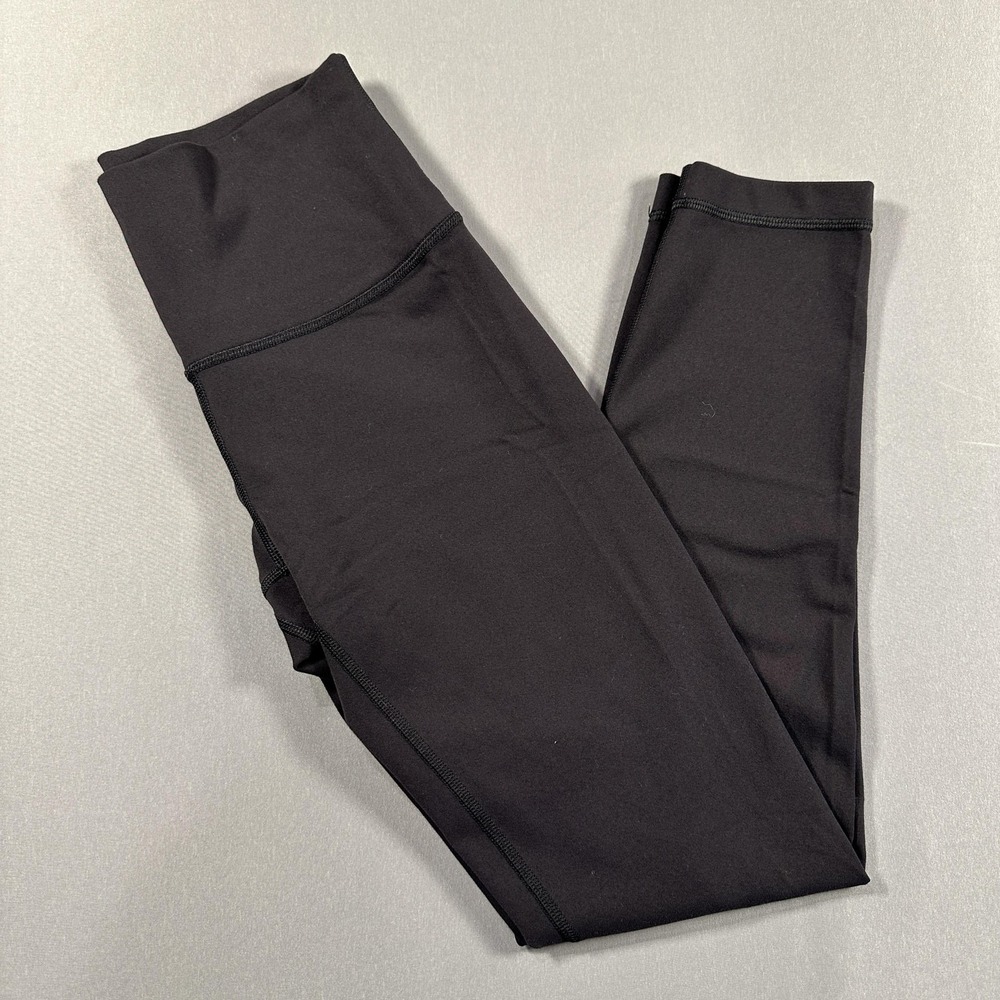 Lululemon Leggings Womens 6 Black High Rise Ankle‎ Athletic Gym Yoga Run